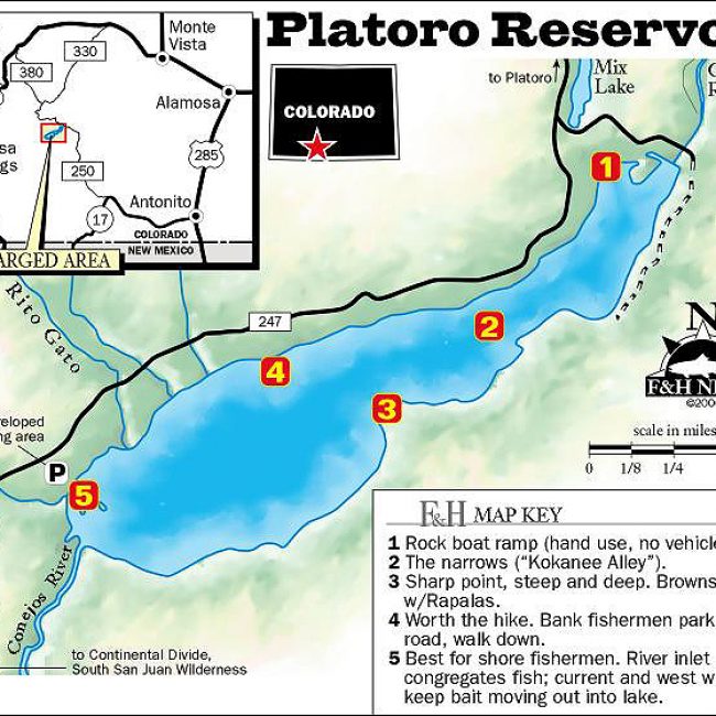 Platoro Reservoir and Camping
